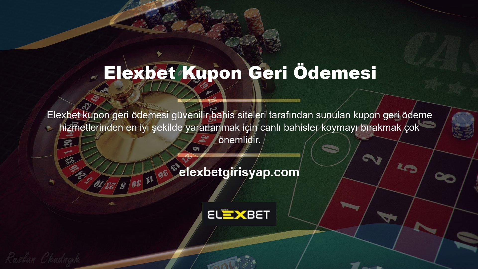 Canlı bahislerde kuponlara izin verilmez, ancak oyuna bahisler koyabilirsiniz